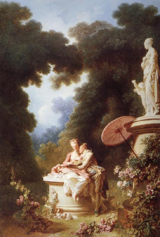 Jean-Honore Fragonard Love Letters oil painting image